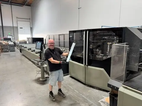 Manufacturing equipment being operated at the IntelliStage facility in Nevada